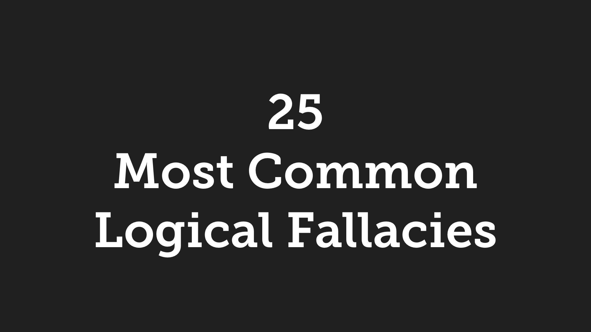 logical-fallacies